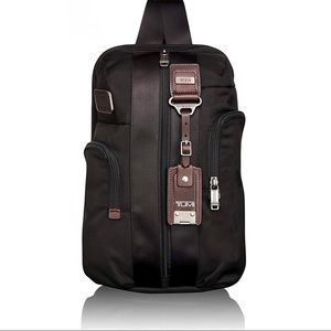 Tumi Alpha Bravo Monterey Sling, Hickory, One Size